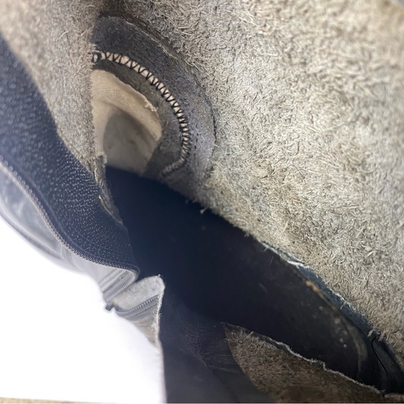 Steve Madden Vintage 90's Hott Leather Chunky Platform Ankle Boots - Picture 10 of 11